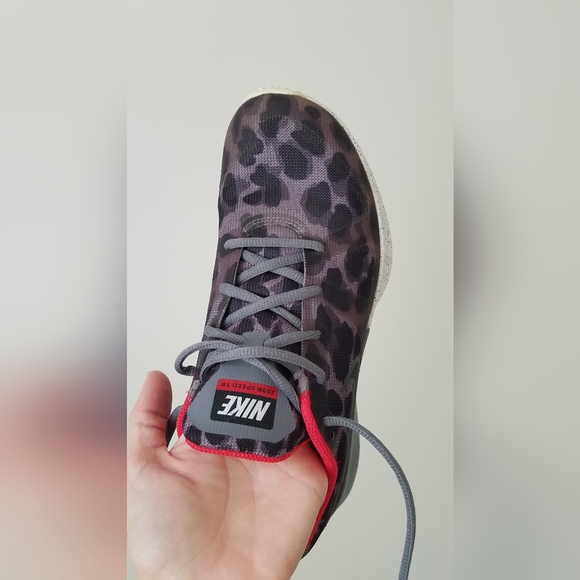 EUC Nike Zoom cheetah print gray black red size 8 - Picture 5 of 12